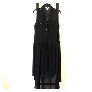 Black High-Low Hem Michael Kors Dress